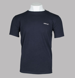 Replay Logo T-Shirt Navy