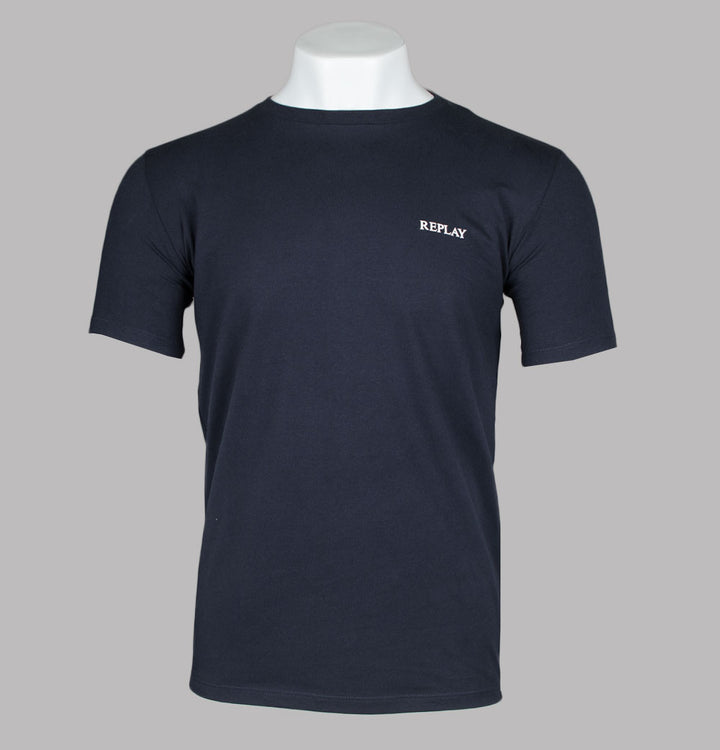 Replay Logo T-Shirt Navy