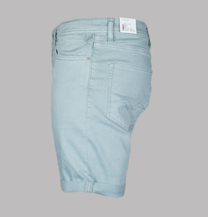 Replay RBJ.981 Tapered Fit Denim Shorts Blue Sugar Paper
