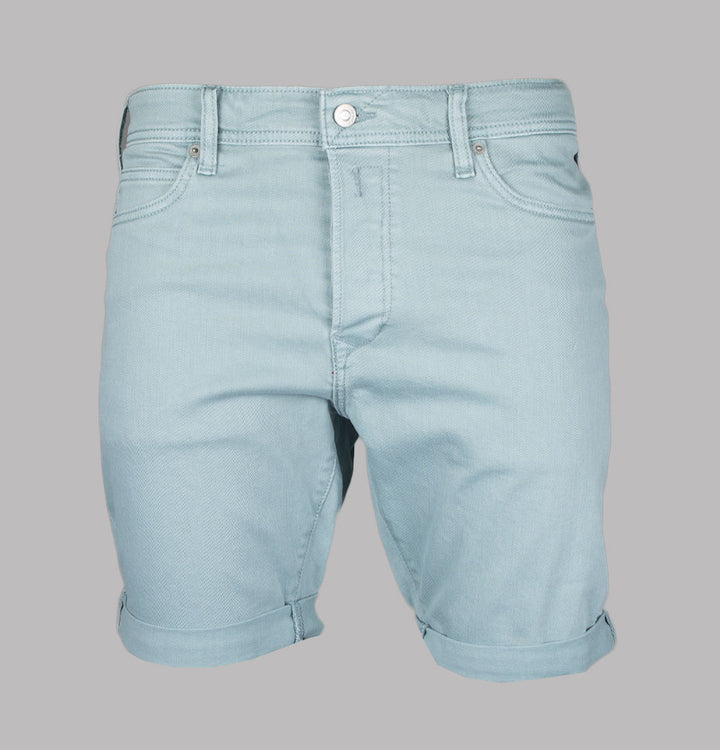 Replay RBJ.981 Tapered Fit Denim Shorts Blue Sugar Paper