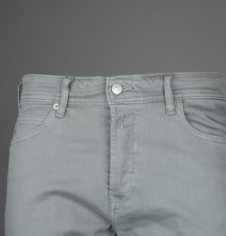 Replay RBJ.981 Tapered Fit Denim Shorts Dim Grey