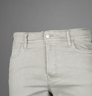 Replay RBJ.981 Tapered Fit Denim Shorts Oatmeal Beige