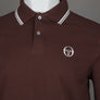 Sergio Tacchini 020 LS Polo Shirt Bitter Chocolate/Gardenia