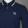 Sergio Tacchini 020 LS Polo Shirt Maritime Blue/White