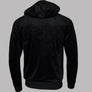 Sergio Tacchini Albi Velour Hooded Track Top Black/Gold