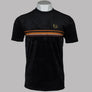 Sergio Tacchini Ayme Velour T-Shirt Black/Gold