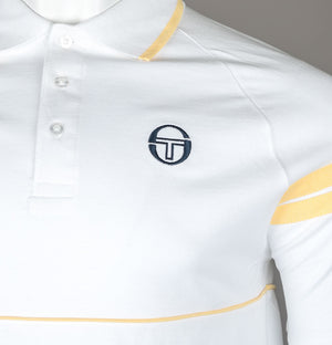 Sergio Tacchini Cambio Polo Shirt White/Golden Haze