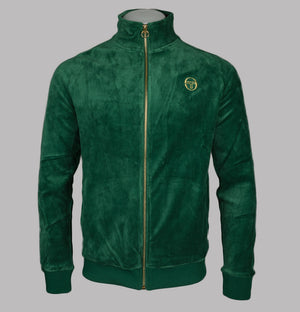 Sergio Tacchini Court Velour Track Top Eden/Rhubarb