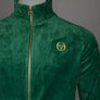Sergio Tacchini Court Velour Track Top Eden/Rhubarb