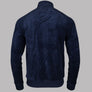 Sergio Tacchini Court Velour Track Top Maritime Blue/Gardenia