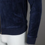 Sergio Tacchini Court Velour Track Top Maritime Blue/Gardenia