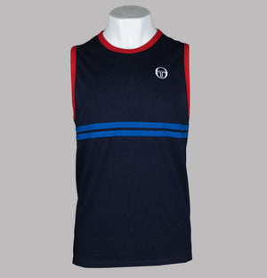 Sergio Tacchini Dallas Tank Top Maritime Blue/Adrenaline Rush/Nautical Blue