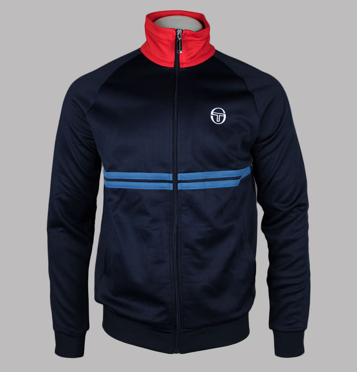Sergio Tacchini DALLAS TANK - Top - maritime blue/adrenaline rush Sergio Tacchini DALLAS TANK - Top - maritime blue/adrenaline rush