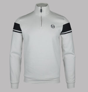 Sergio Tacchini Damarindo 1/4 Zip Sweatshirt Glacier Grey/Black
