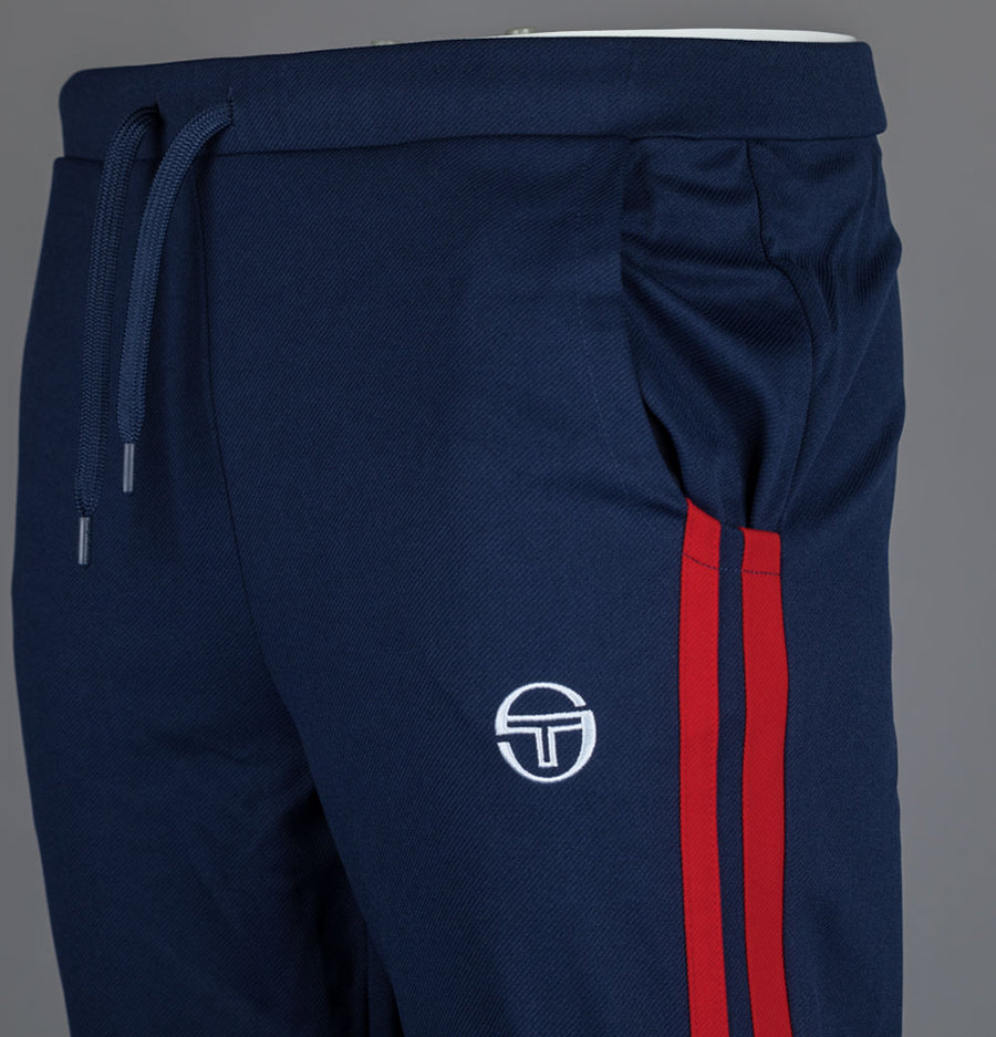 Sergio Tacchini Damarindo Track Pants Maritime Blue/Adrenaline Rush