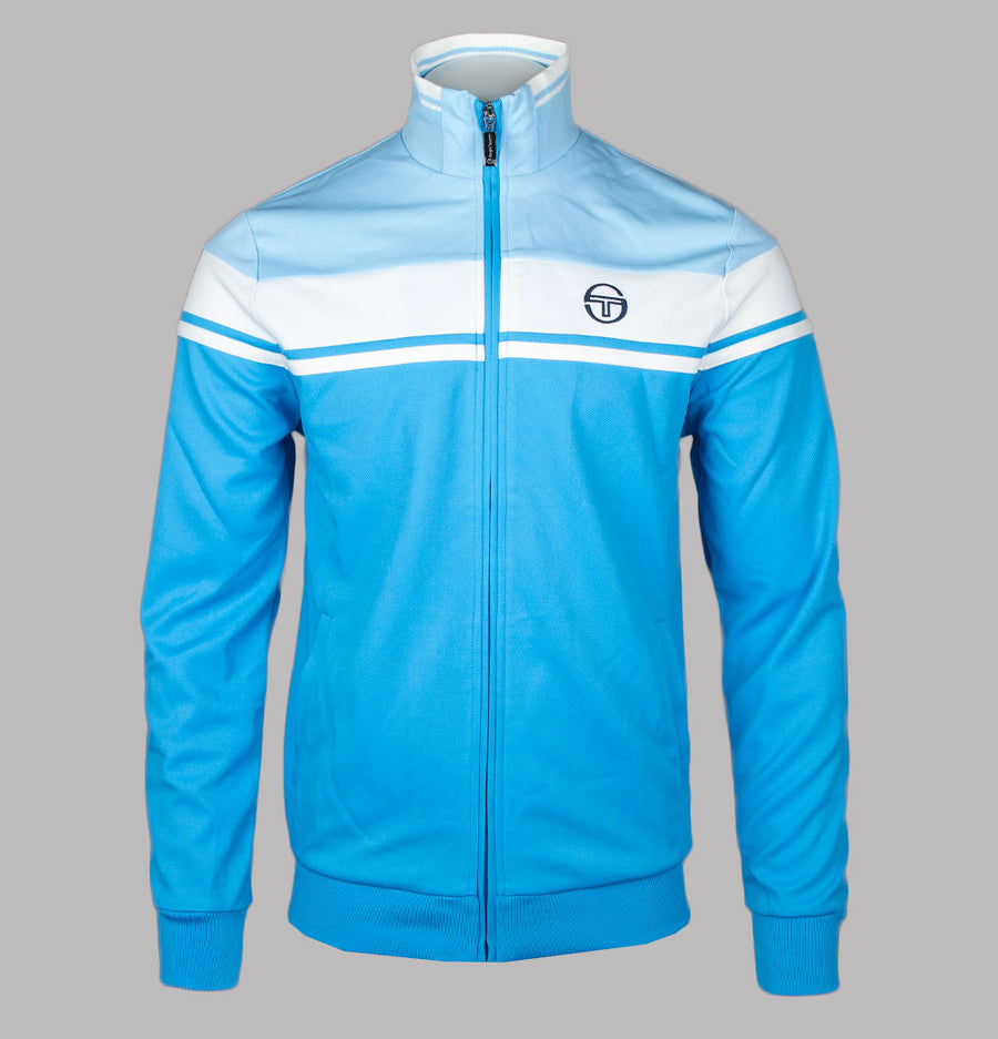 Sergio Tacchini Damarindo Tracksuit Top Azure Blue/Gardenia