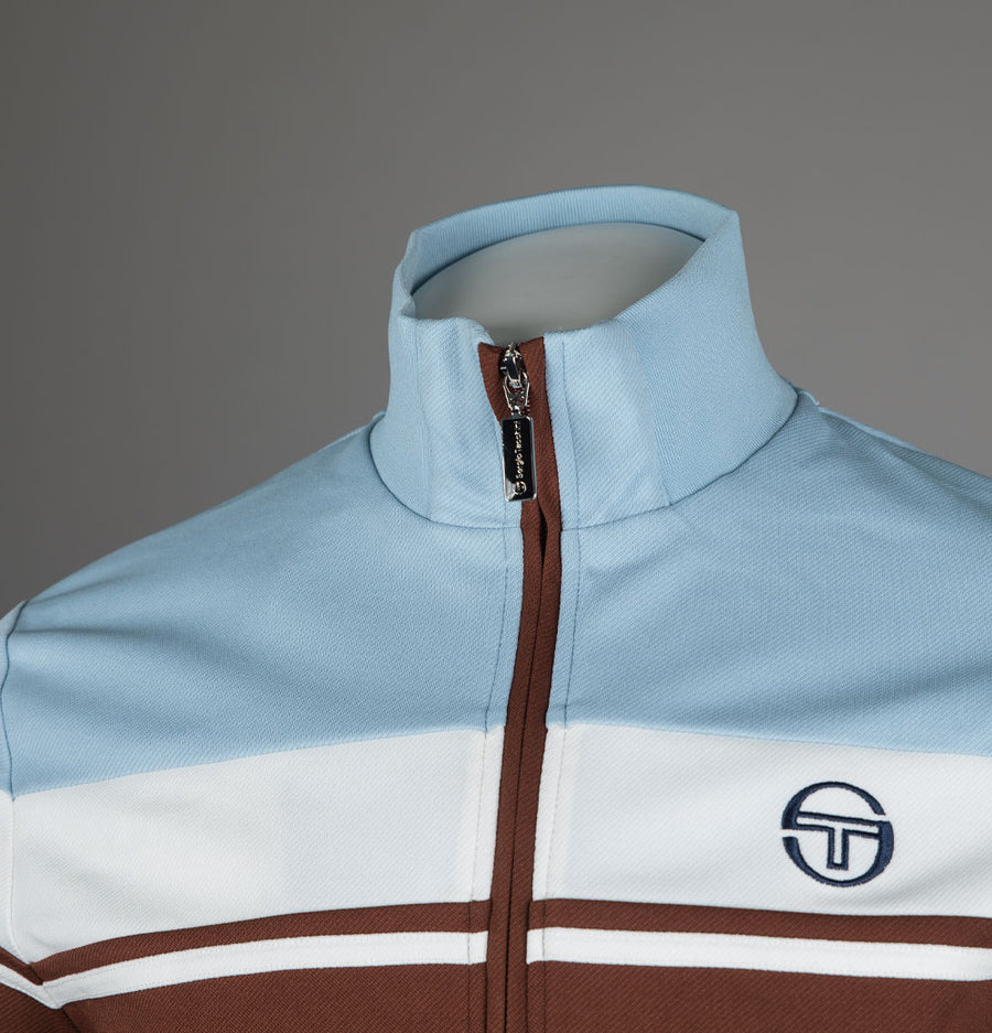 Sergio Tacchini Damarindo Tracksuit Top Cappuccino/Celestial Blue