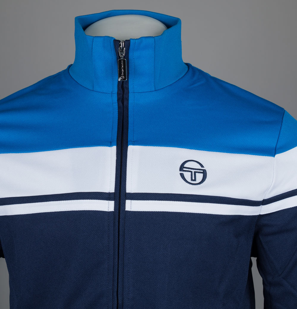 Tuta Uomo Sergio Tacchini Damarindo - Blu Direttorio/Bianco/Blu Marittimo