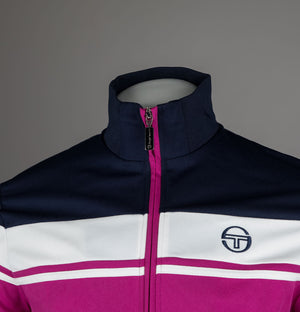 Sergio Tacchini Damarindo Tracksuit Top Festival Fuschia/Maritime Blue/Gardenia