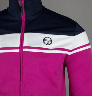 Sergio Tacchini Damarindo Tracksuit Top Festival Fuschia/Maritime Blue/Gardenia