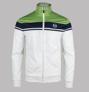 Sergio Tacchini Damarindo Tracksuit Top Gardenia/Piquant Green/Maritime Blue