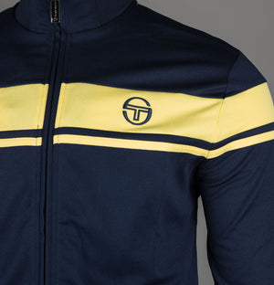 Sergio Tacchini Damarindo Tracksuit Top Maritime Blue/Lemon Drop