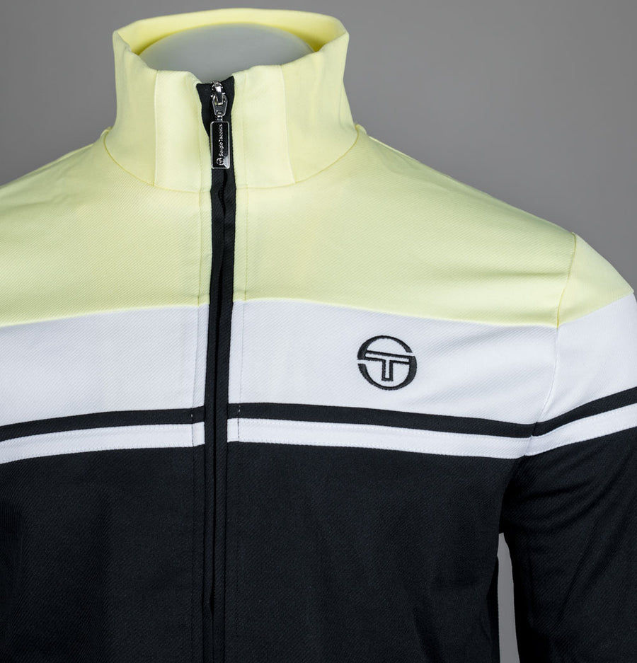 Sergio Tacchini Damarindo Tracksuit Top Wax Yellow/White/Black