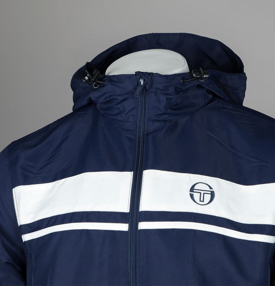 Sergio Tacchini Damarindo Windbreaker Jacket Maritime Blue/Gardenia