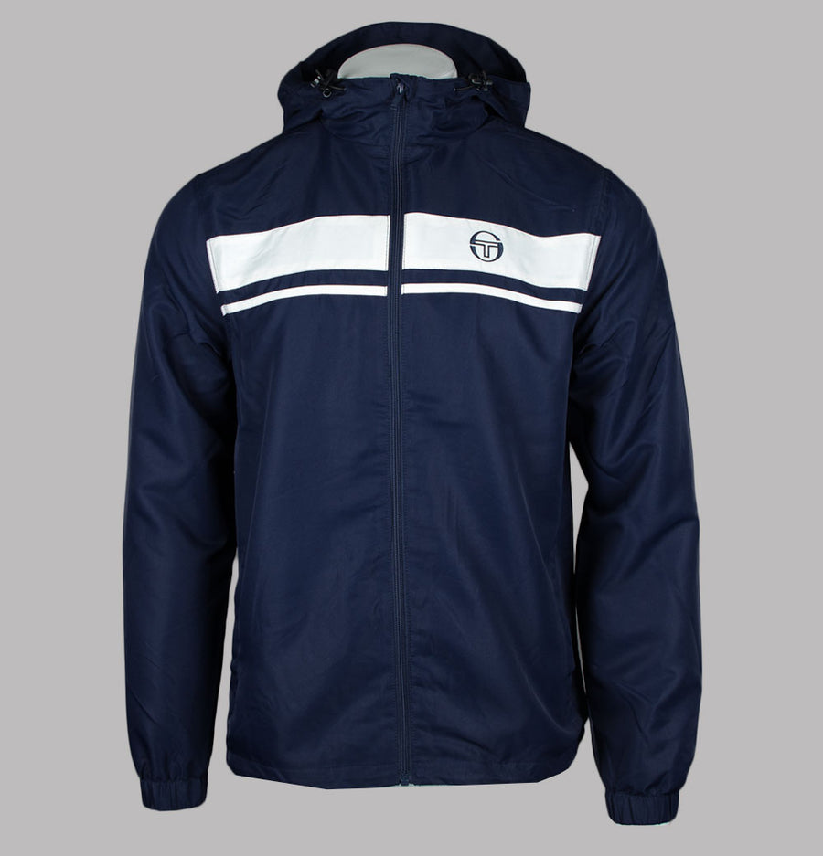 Sergio Tacchini Damarindo Windbreaker Jacket Maritime Blue/Gardenia