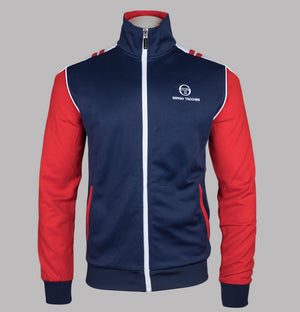Sergio Tacchini Drive Track Top Maritime Blue/Adrenaline Rush