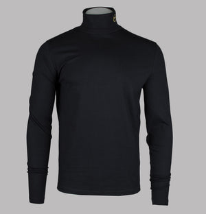 Sergio Tacchini Edward LS Roll Neck Top Black/Gold