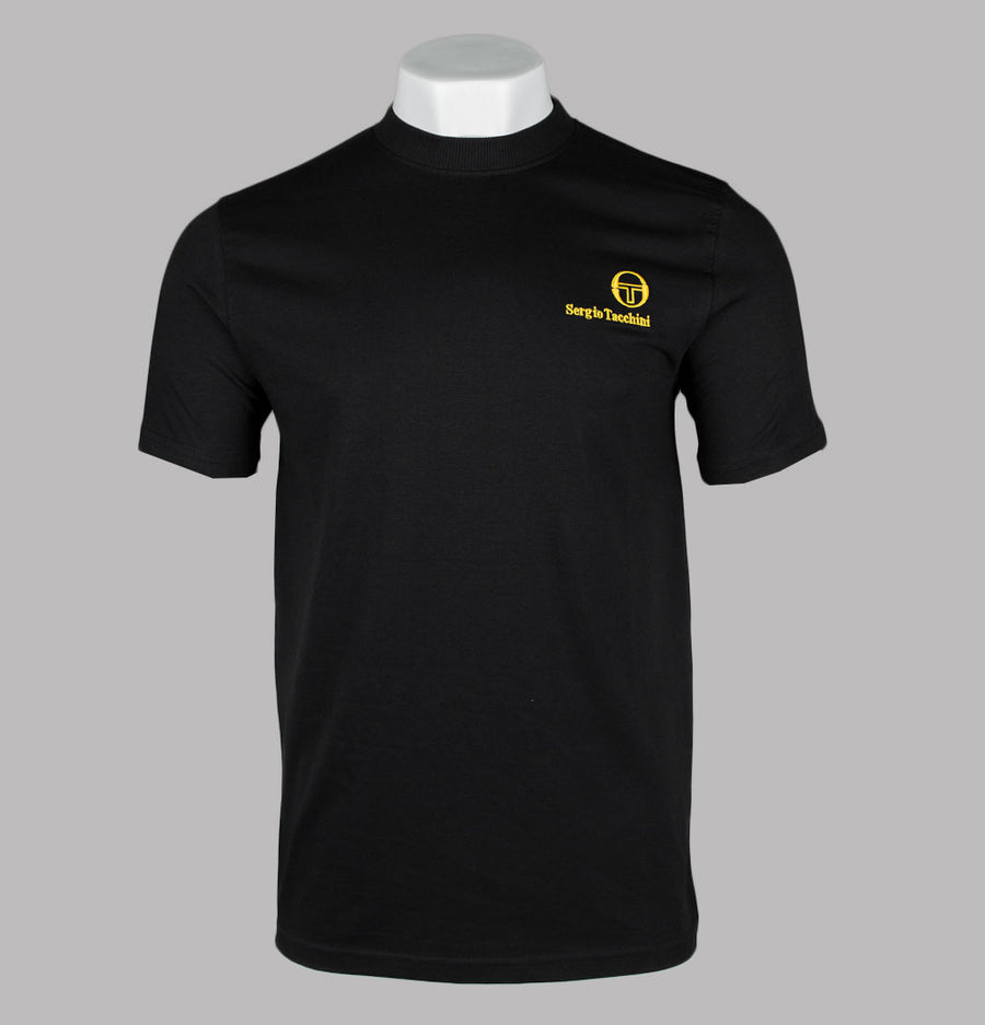 Sergio Tacchini Felton T-Shirt Black/Gold