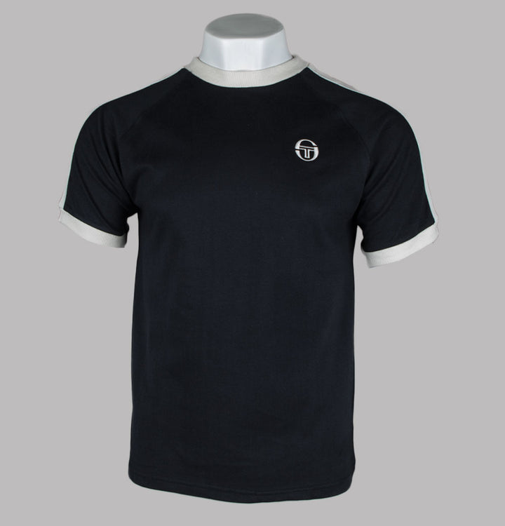 Sergio Tacchini Hadow Ringer T-Shirt Black