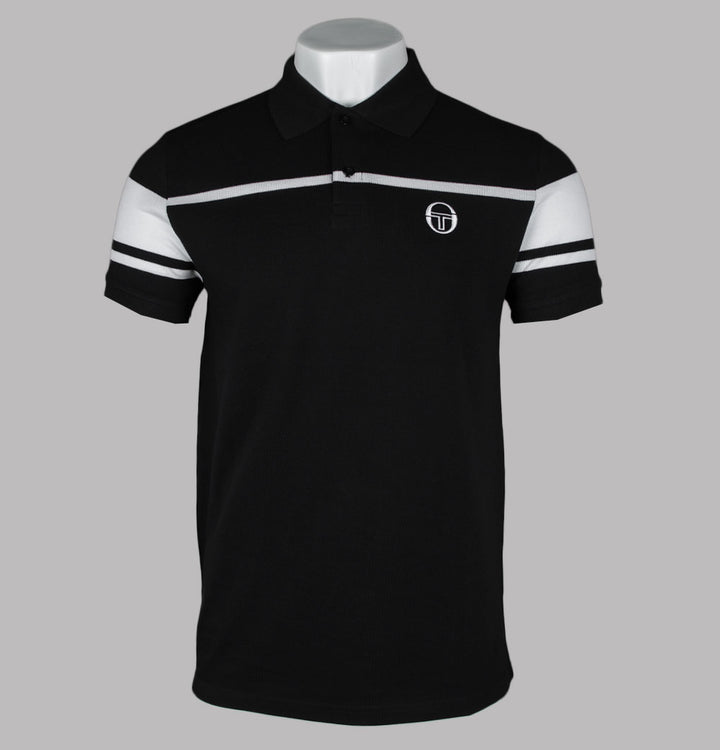 Sergio Tacchini Heath Polo Shirt Black/White