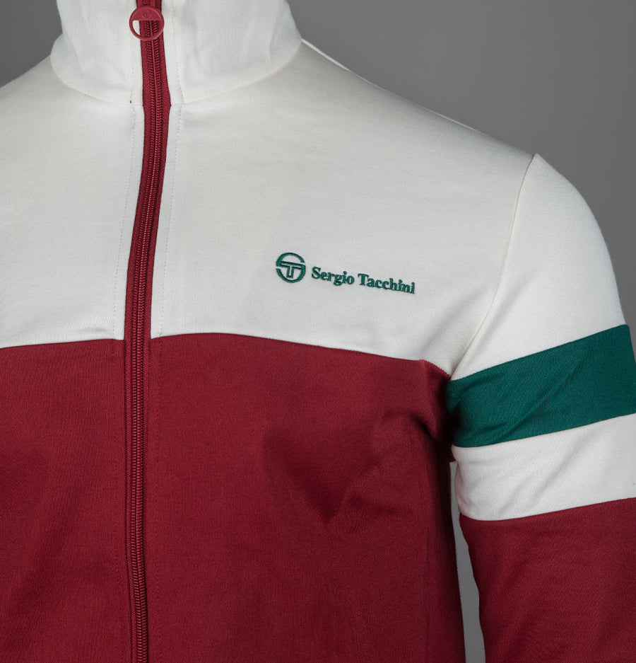 Sergio Tacchini Jonnie Track Top Sun Dried Tomato/Rainforest