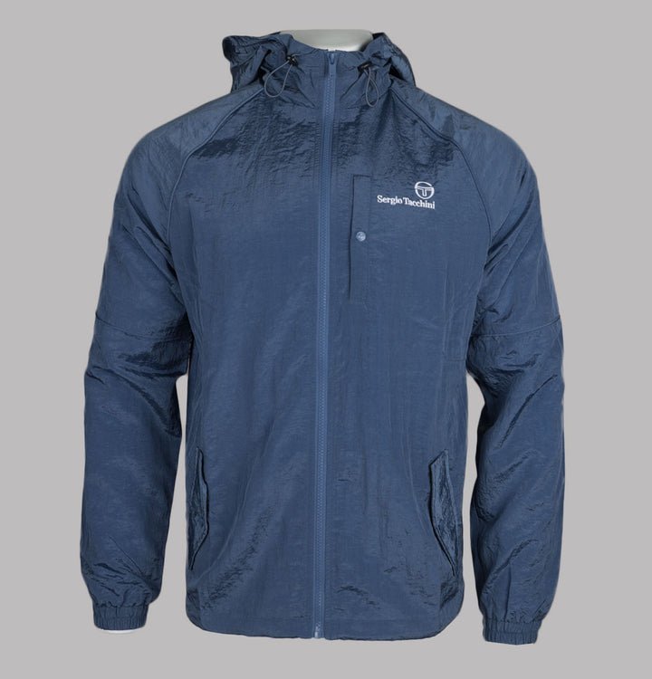 Sergio Tacchini Maldini Hooded Jacket Vintage Indigo