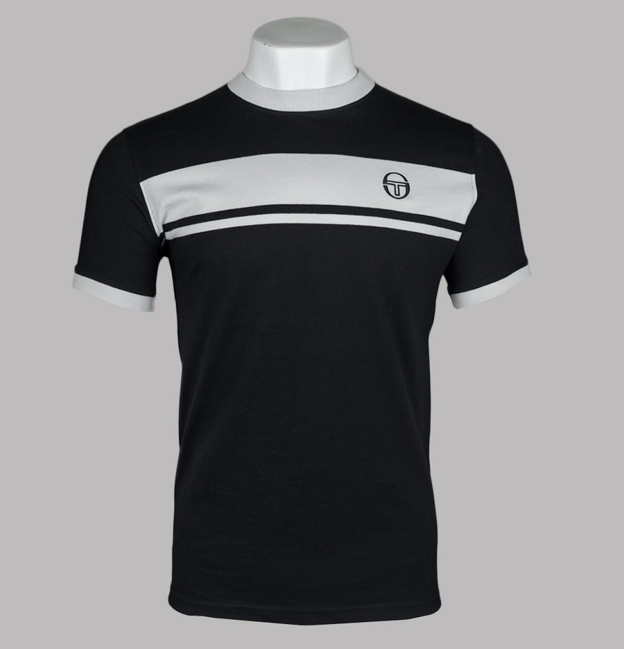 Sergio Tacchini Master T-Shirt Black/Glacier Grey
