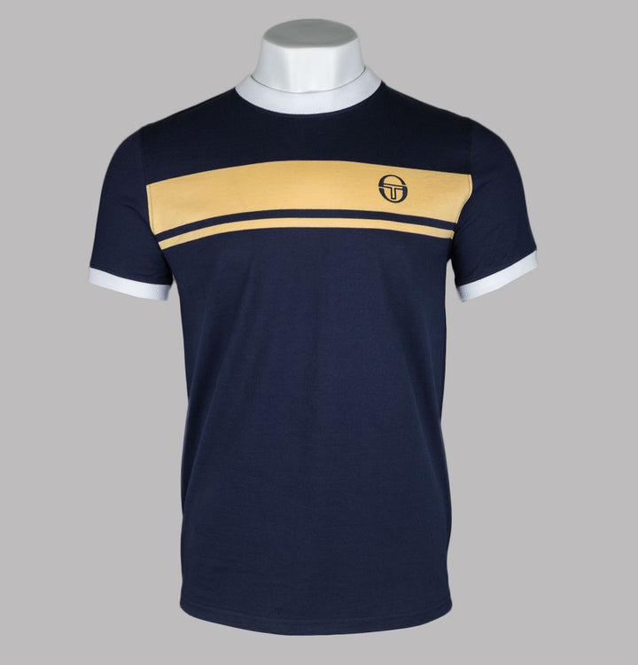 Sergio Tacchini Master T-Shirt Maritime Blue/Golden Haze