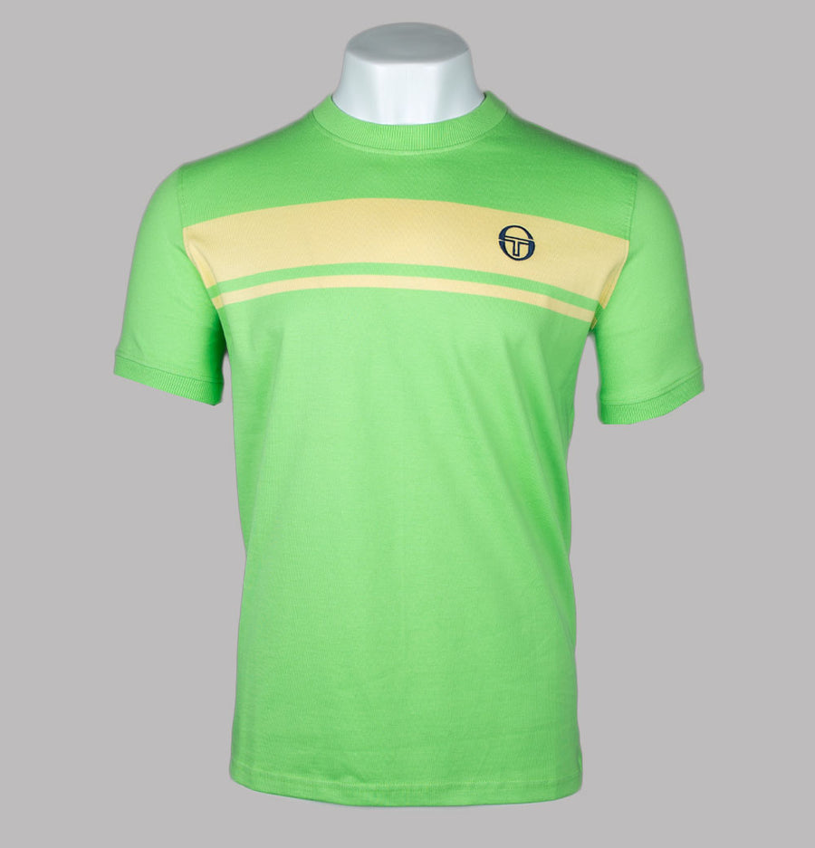 Sergio Tacchini Master T-Shirt Summer Green/Pale Banana