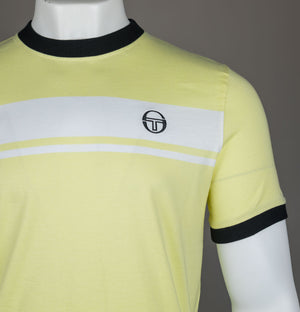 Sergio Tacchini Master T-Shirt Wax Yellow/White/Black