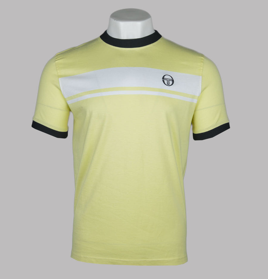 Sergio Tacchini Master T-Shirt Wax Yellow/White/Black