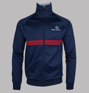 Sergio Tacchini New Dallas Track Top Maritime Blue/White/Adrenaline Rush