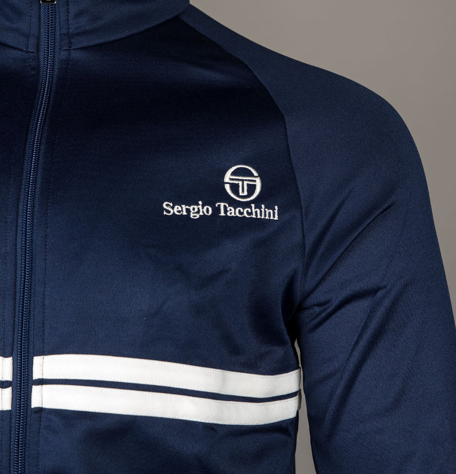 Sergio Tacchini New Dallas Track Top Maritime Blue/White