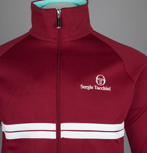 Sergio Tacchini New Dallas Track Top Rhubarb/Gardenia/Aruba Blue