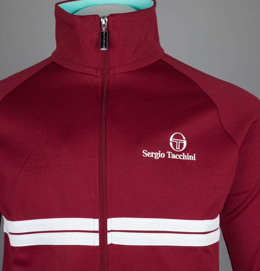 Sergio Tacchini New Dallas Track Top Rhubarb/Gardenia/Aruba Blue
