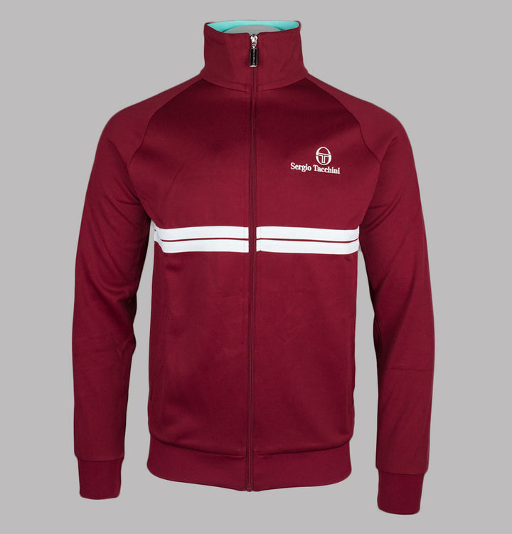 Sergio Tacchini New Dallas Track Top Rhubarb/Gardenia/Aruba Blue