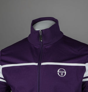 Sergio Tacchini New Damarindo Track Top Blackberry Cordial/Gardenia