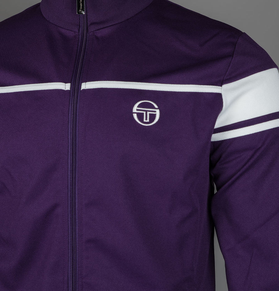 Sergio Tacchini New Damarindo Track Top Blackberry Cordial/Gardenia