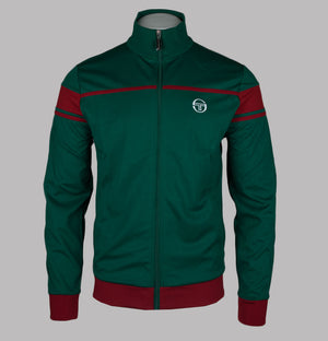 Sergio Tacchini New Damarindo Track Top Rainforest/Sun Dried Tomato