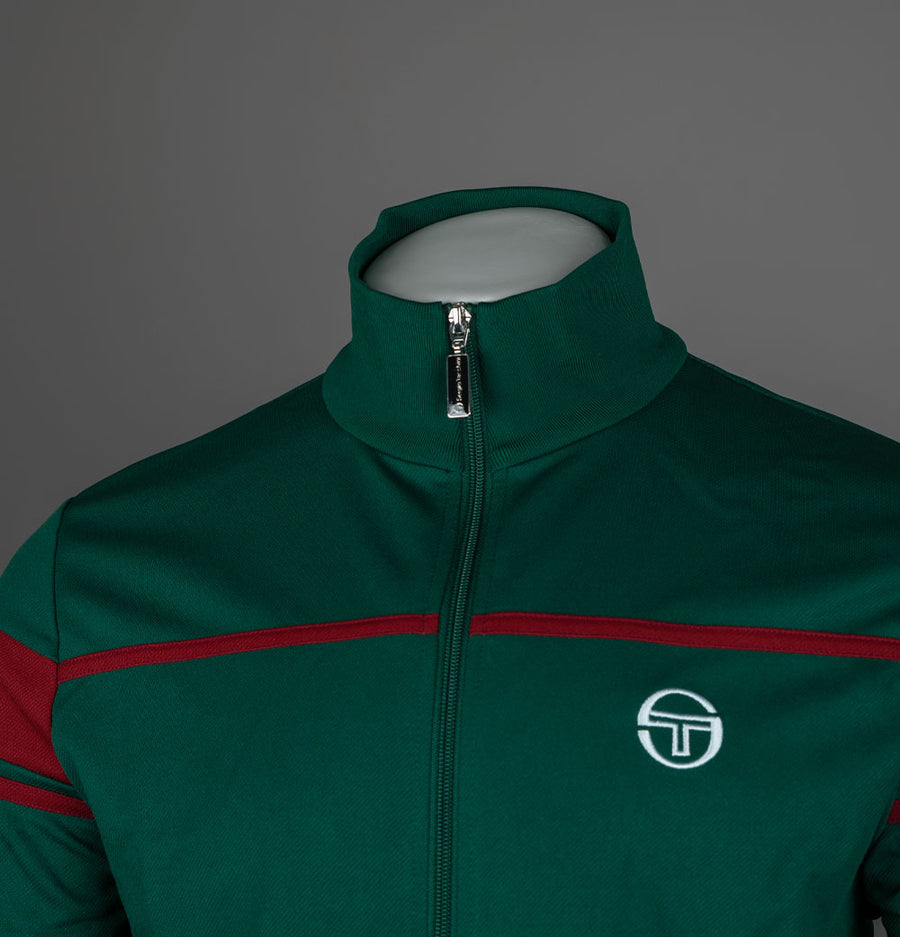 Sergio Tacchini New Damarindo Track Top Rainforest/Sun Dried Tomato